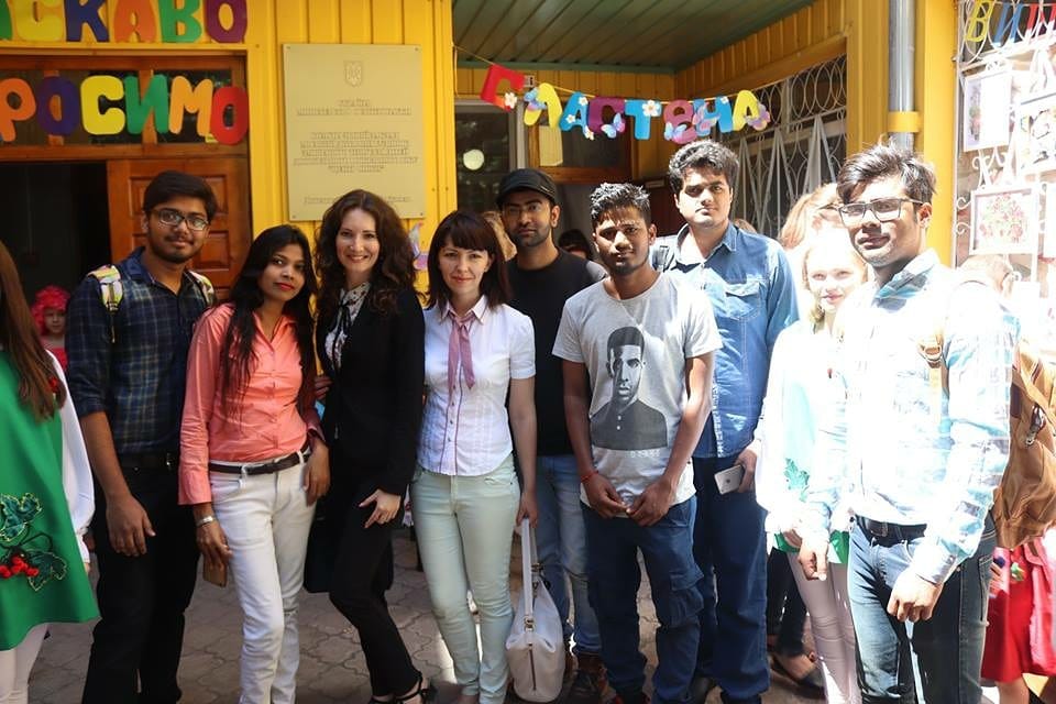There is no national pressure for foreign students in Ukraine, because it is a multinational country, and representatives of different parts of the world, cultures and traditions reside here